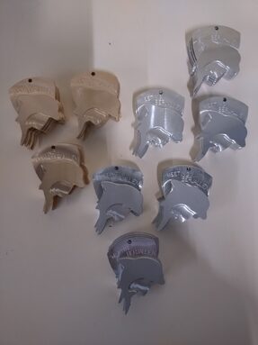 Blason en Laiton, Aluminium et Aluminium sablé